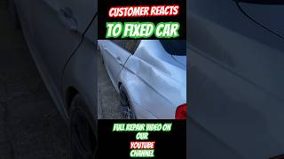 Amazed Customer | Reaction to Paintless Dent Repair !