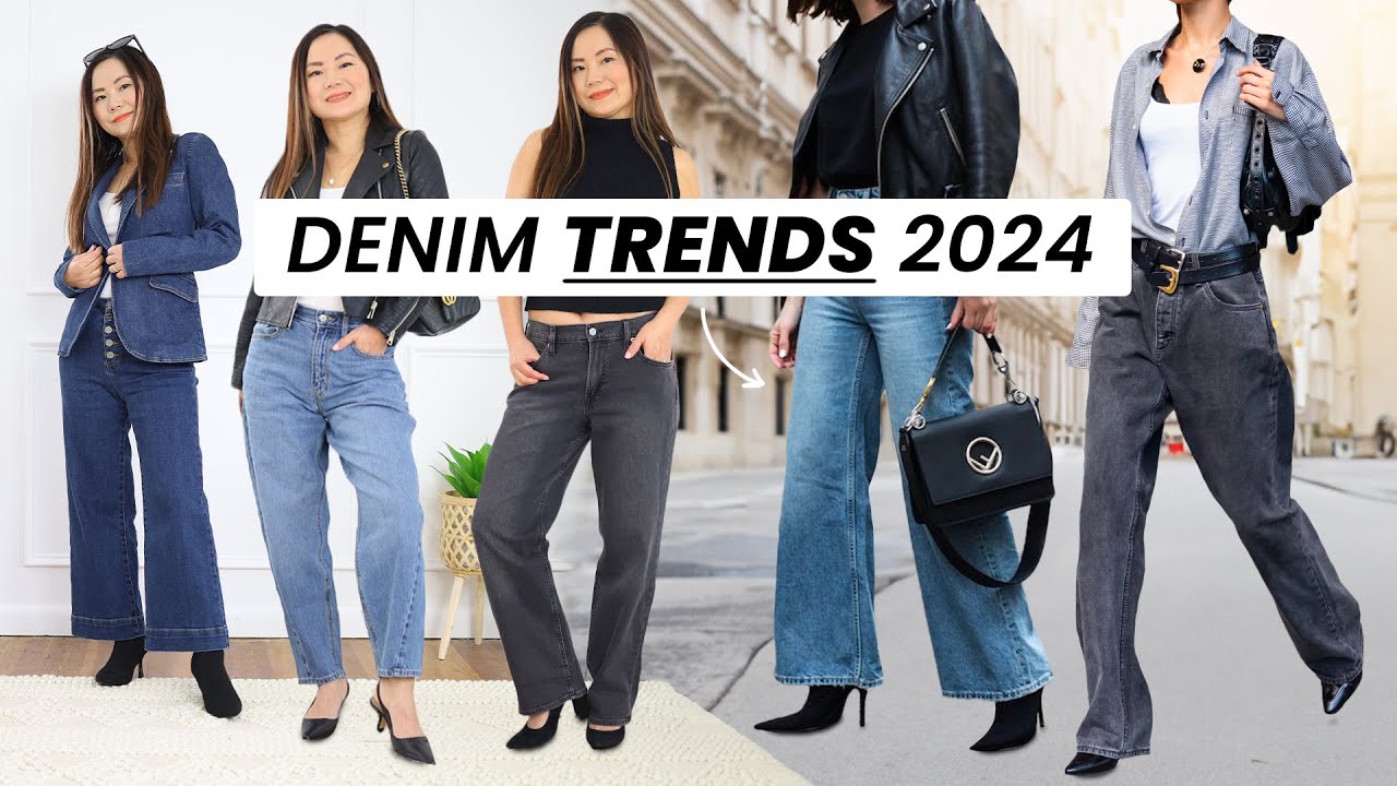 I tried the 7 BIGGEST denim trends for 2024, and here's what you should ...