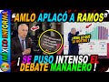 AMLO APLACÓ A JORGE RAMOS EN PLENA MAÑANERA. SE PUSO INTENSO EL DEBATE DE SEGURIDAD.