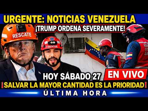 🚨 ÚLTIMA HORA 🔴 ¡URGENTE LA ORDEN ESTRICTA DE TRUMP ES SALVAR VIDAS VENEZUELA! ¿Y LOS CHAVISTAS?