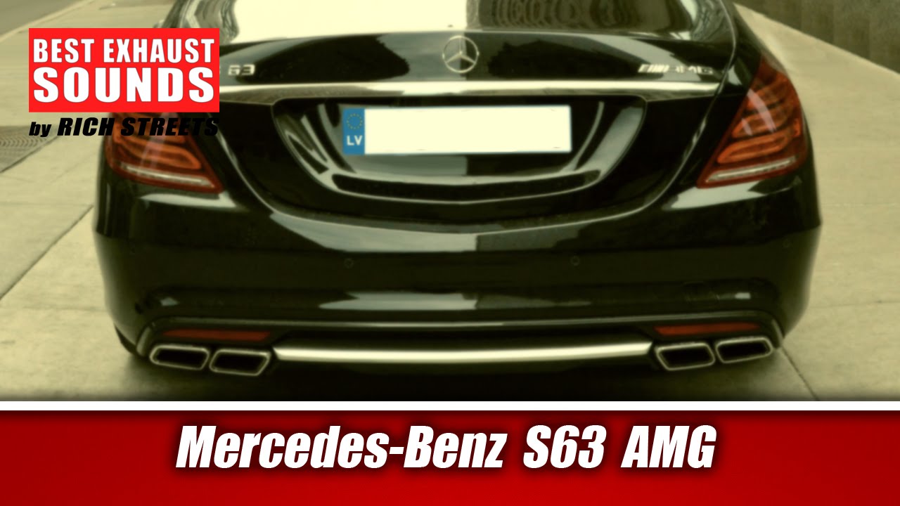 Mercedes S63 AMG W222 2014 [BEST EXHAUST SOUNDS] - YouTube