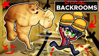 We're TRAPPED In The BACKROOMS with BUFF DOGE! screenshot 4