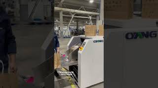 High speed 150pcs/min! Automatic Square Bottom Shopping Paper Bag Making Machine With Handle