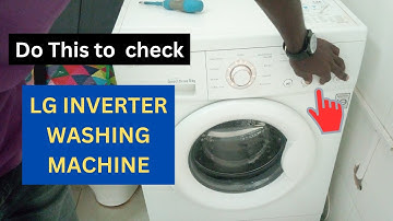 HOW TO CHECK/TEST LG WASHING MACHINE|| Load Test Mode
