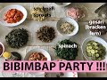 Make-your-own bibimbap | party spread
