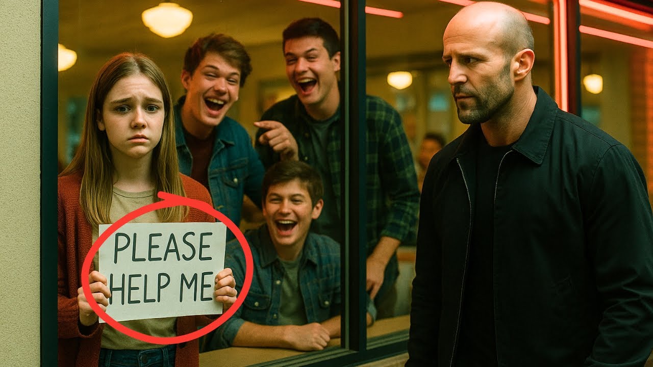 Bullies Mocked a Deaf Girl in the Diner — Jason Statham Walked In and They Instantly Regretted It.