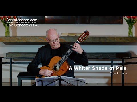 A Whiter Shade Of Pale By Procol Harum Danish Guitar Performance Soren Madsen