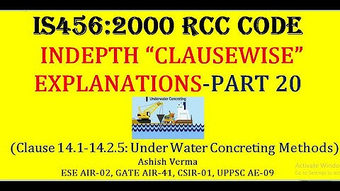 IS 456 Code Explanation|Part-20|RCC Code|Clausewise In-depth Discussion of Provisions|IESGATEWiz