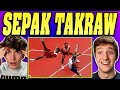 Americans React to Sepak Takraw The Amazing Game