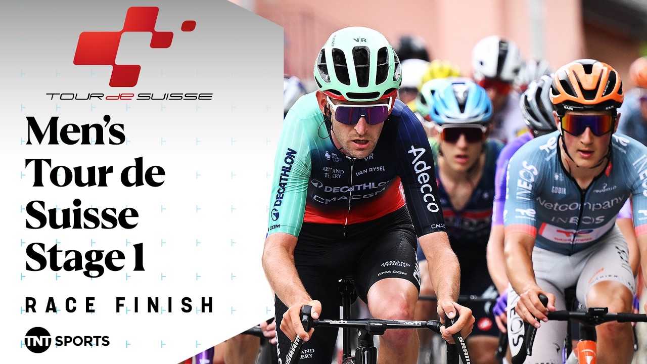 AT HIS BEST! π | 2026 Tour de Suisse Men's Stage 1 Final KM's | TNT Sports Cycling