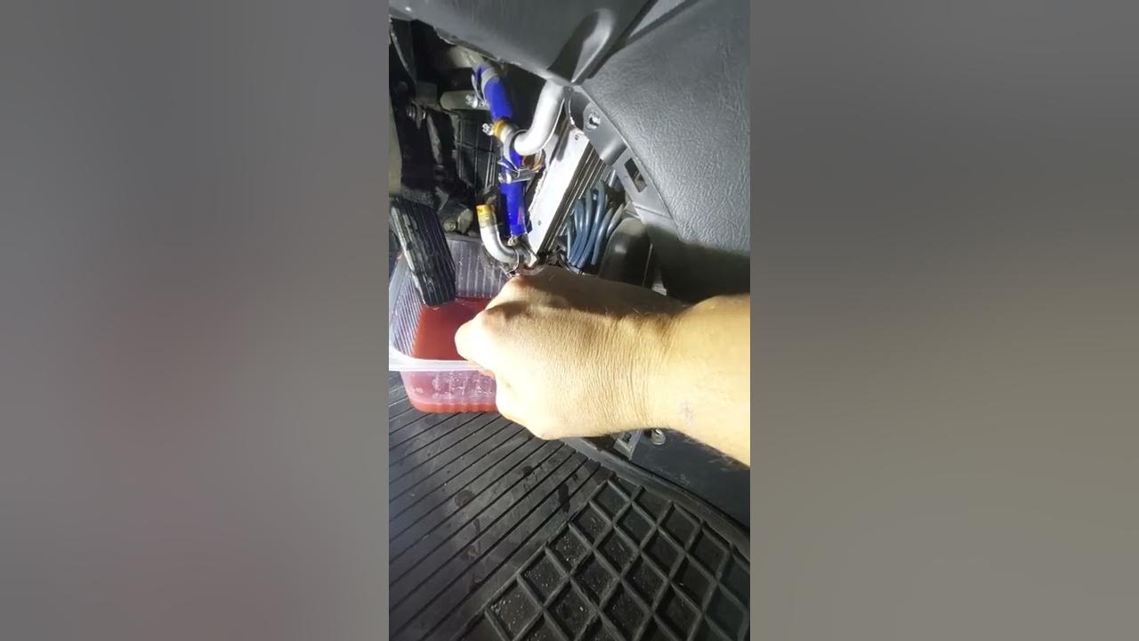 замена радиатора печки паджеро 4 без снятия панели