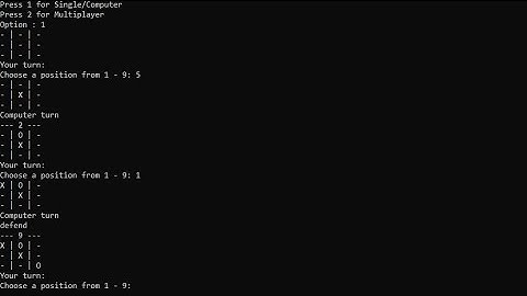 Tictactoe Game In Python With Source Code | Source Code & Projects