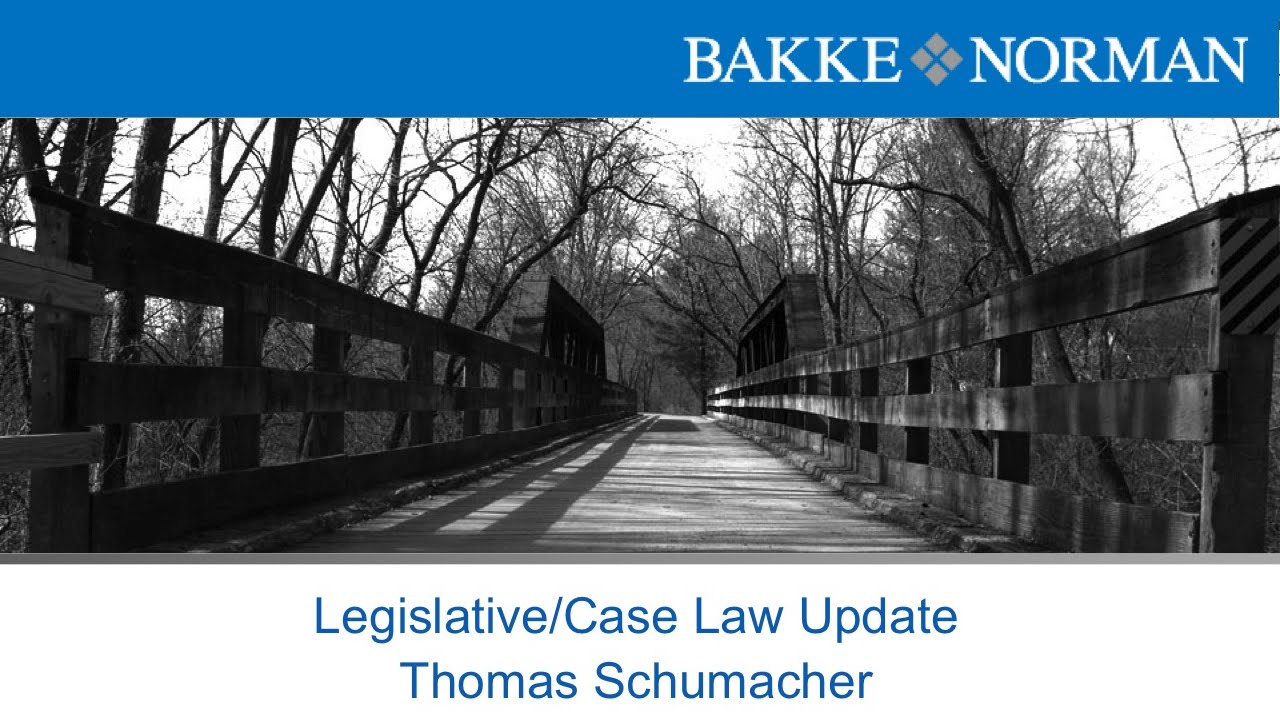 Municipal Law Seminar - Legislative Update