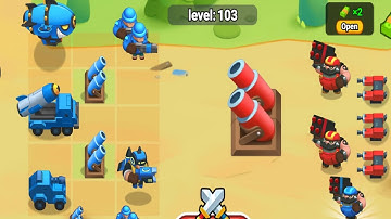 Red Army vs Blue Army - Merge Army World War, Epic Merge Master Battle,