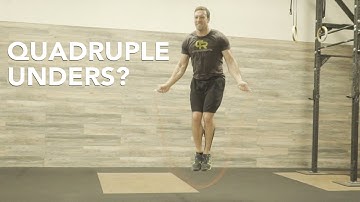 QUADRUPLE-Unders w/Dave Hunt | Tabata Songs | Crossrope