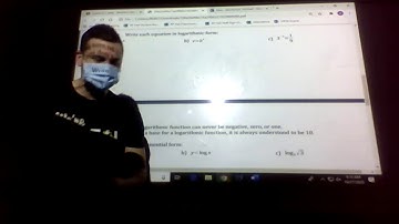 8.1 Exploring the Logarithmic Function