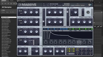 Massive Tutorial - How to create 808 Sub Bass from Scratch - Maschinemasters.com