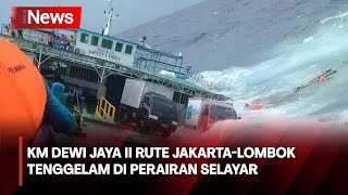 KM Dewi Jaya II Rute Jakarta-Lombok Tenggelam di Perairan Selayar - iNews Siang 13/03