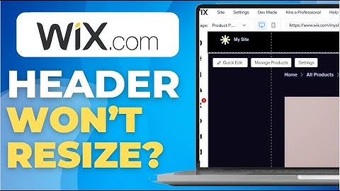 How To Wix Header Won