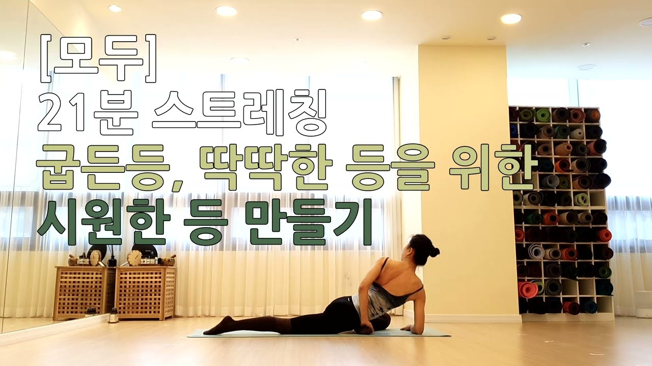 [1049][모두] 21분 이 등편한 스트레칭 | 굽은등 펴기 | 전신 순환 | 앉아서 하는 가벼운 요가 | 내가 하는 만큼 펴집니다. | 따뜻한 집에서 부드럽게 하기