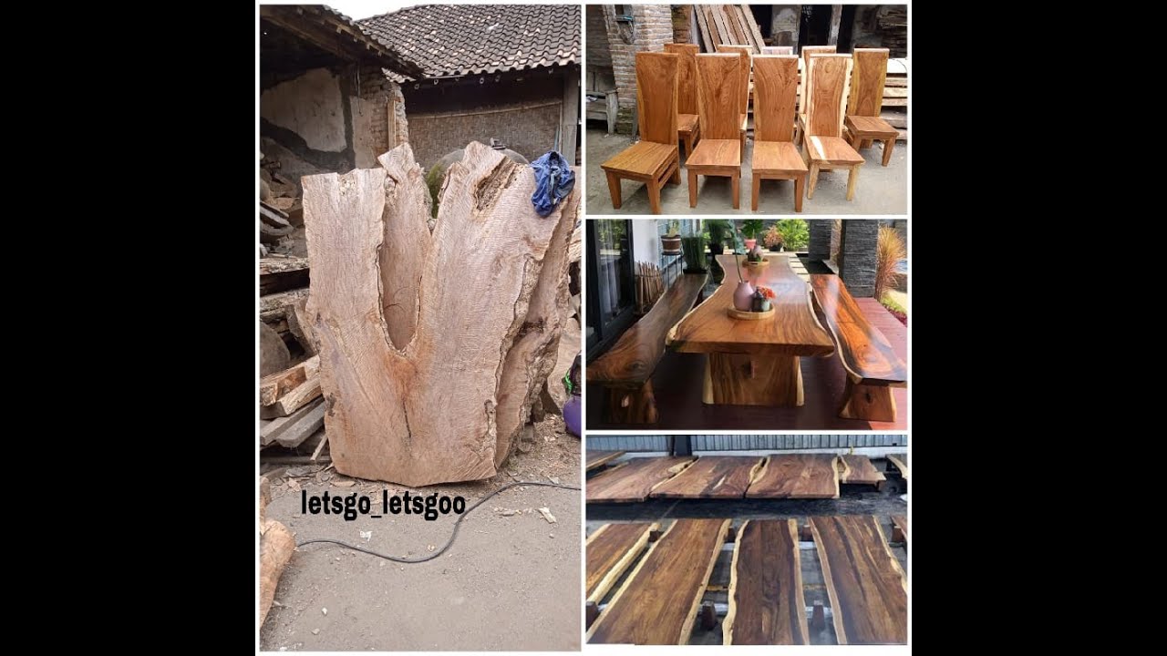 JALAN JALAN BELI MEJA DIPENGRAJIN MEBEL KAYU BANTUL YOGYAKARTA