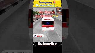Ambulances🚑 Emergency 🚨 | 😏BUSSID | Speed Traffic 📢🚦#driver #emergency #bussid | Dinesh DK Gaming