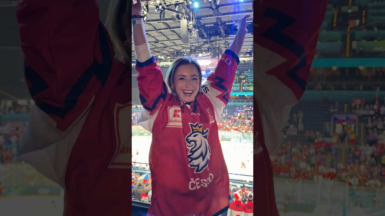 A KDE KOUKÁTE NA HOKEJ VY? 🇨🇿🏒 splněný sen tohle! 🥹