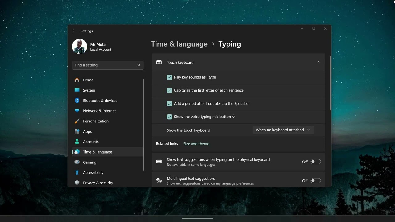 How To Show Touch Keyboard Automatically When No Keyboard Is Attached In Windows 11