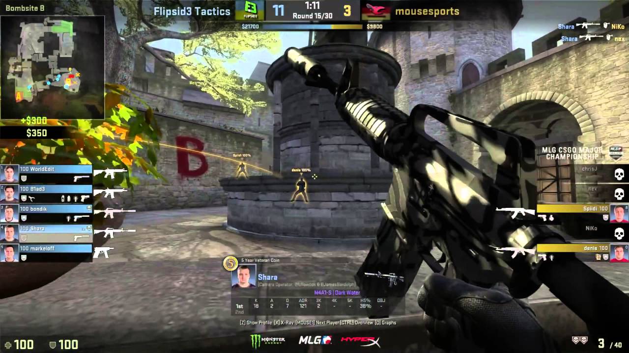 CS:GO MLG Columbus - Flipside vs Mousesports (Group A) match 3 - elimination
