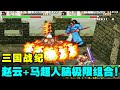 三国战纪：秒杀史上第一个人脑赵云+马超组合全秒！双儒将马云组合所向披靡！【小狼解说】