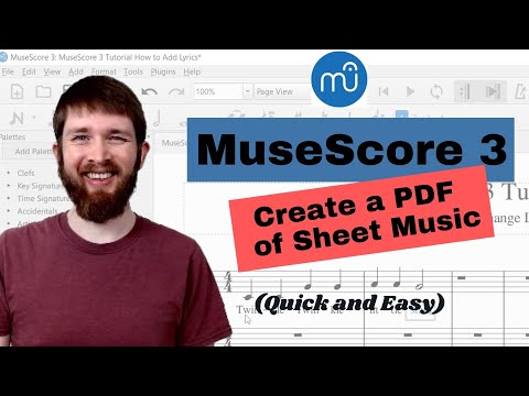 How To Save Musescore As Pdf