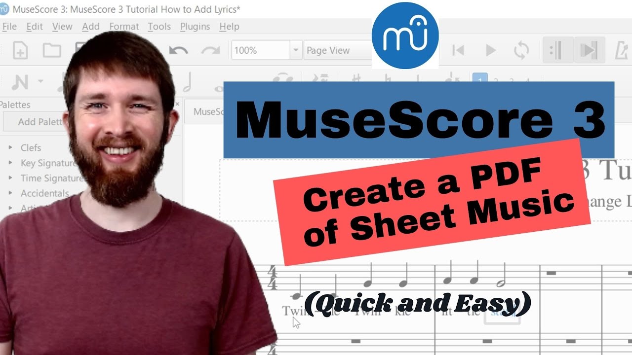 How To Save A Musescore File As A Pdf