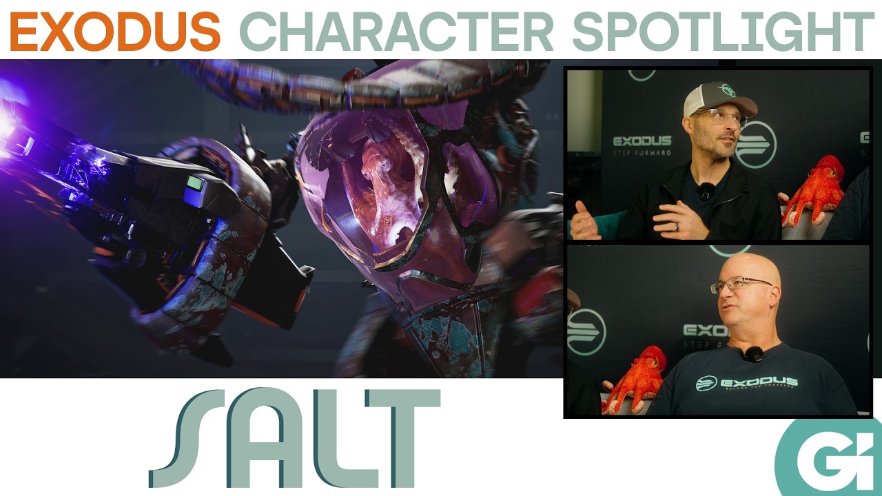 Exclusive: Meet Salt, Exodus’ Octopus Merc With A Mech | GI Cover Story Exclusive: Meet Salt, Exodus’ Octopus Merc With A Mech | GI Cover Story