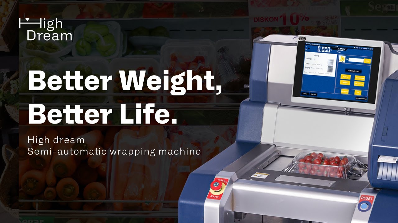 High Dream WrapDude Weighing, Wrapping and Labeling Machine
