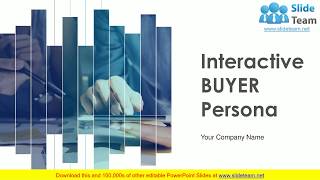 Interactive Buyer Persona PowerPoint Presentation Slides
