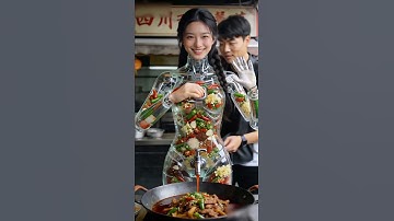 Fish Fragrant Sauce Dispenser Robot, in Service #futuristic #robot #technology #humanoid #AI