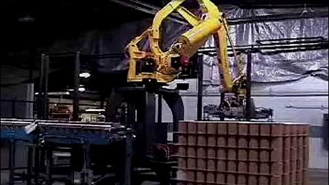 Container palletizing system with pallet, tier sheet and top frame handling.