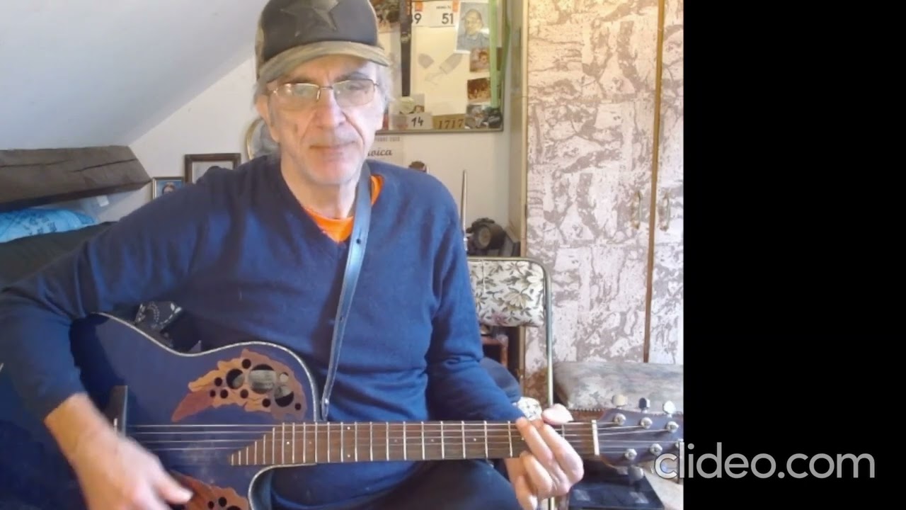 le mal aime de claude françois (cover guitare voix)