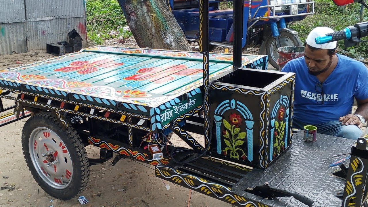 ৩০ থেকে ৩৫ মন লোড নিতে পারবে এমন একটি মোটরসাইখানা ভ্যান গাড়ি ভিডিওটি অবশ্যই ভালো |#NAYEEMmotorVlog 