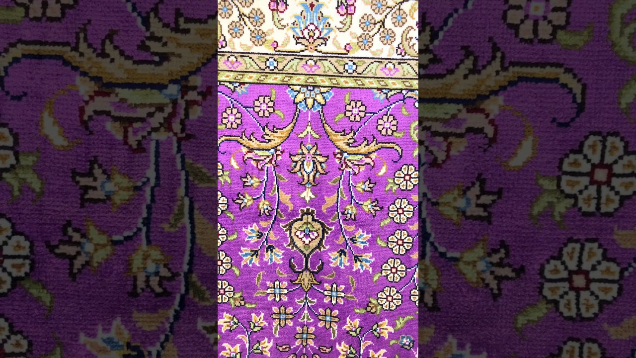 2x3ft pink handmade silk chinese rug YouTube