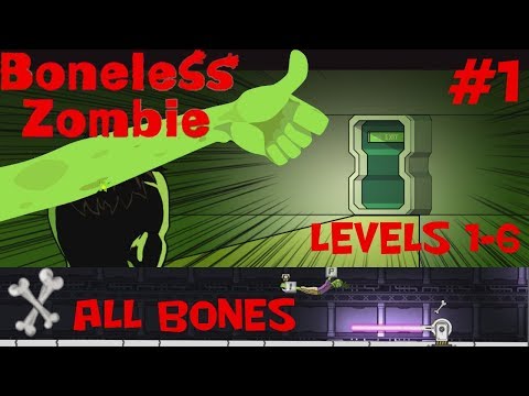 Boneless Zombie PC/Steam Walkthrough all bones collectables Part1 Levels 1-6