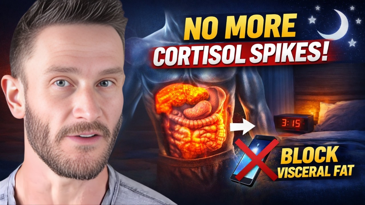 Stop Evening Cortisol Spikes: Sleep Deeper & Burn Visceral Fat | Dr. Thomas DeLauer