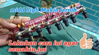 Modif dikit nada midd high makin menonjol‼️kit Yamaha 8 potensio