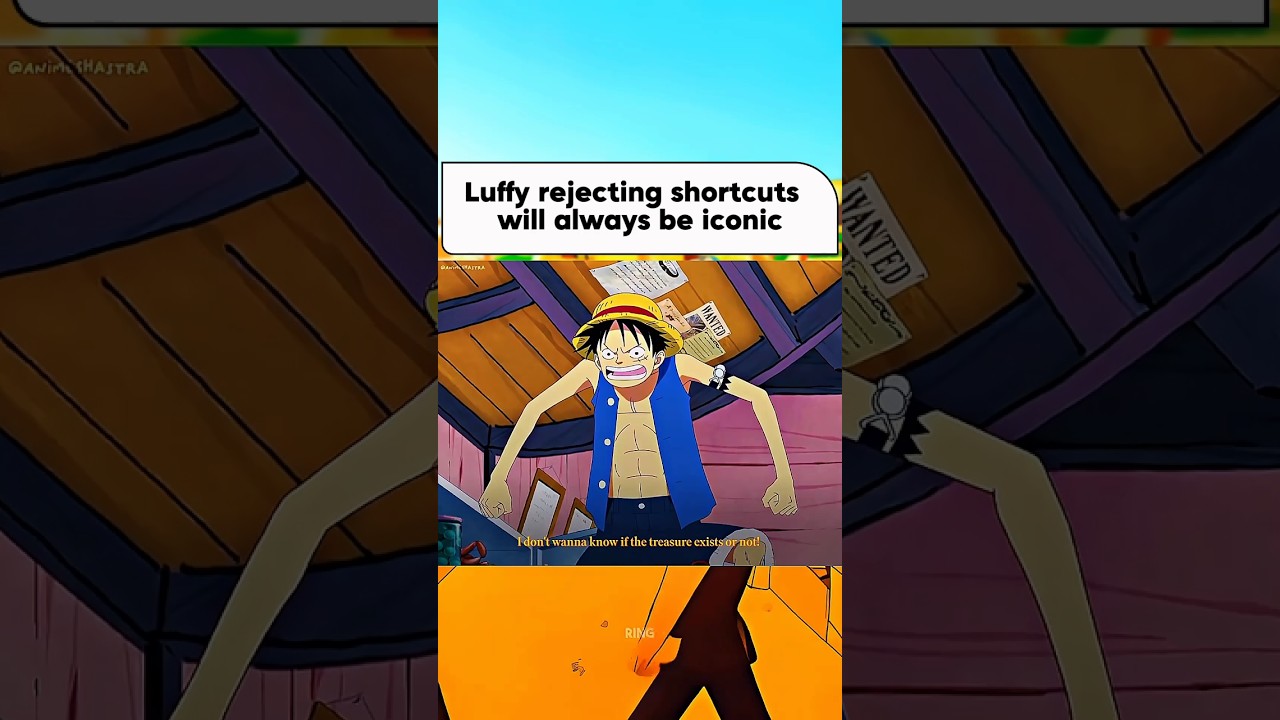Luffy rejecting shortcuts will always be iconic 🥶🔥