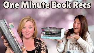 One Minute Book Recs- Taboo, Dark Romance, Post Apocalyptic, Alien, Mafia, Age Gap, Omegaverse