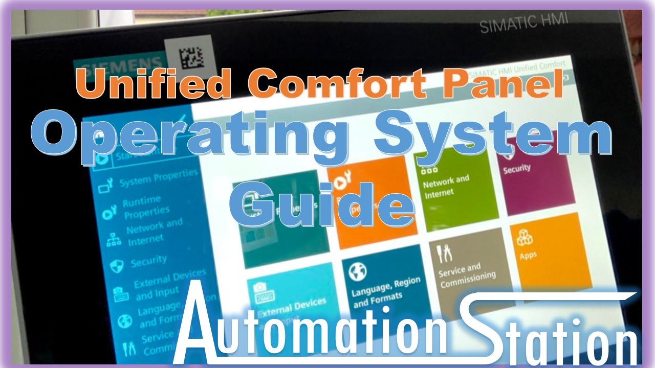 Operating System Tour Unified Comfort Panel HMI YouTube