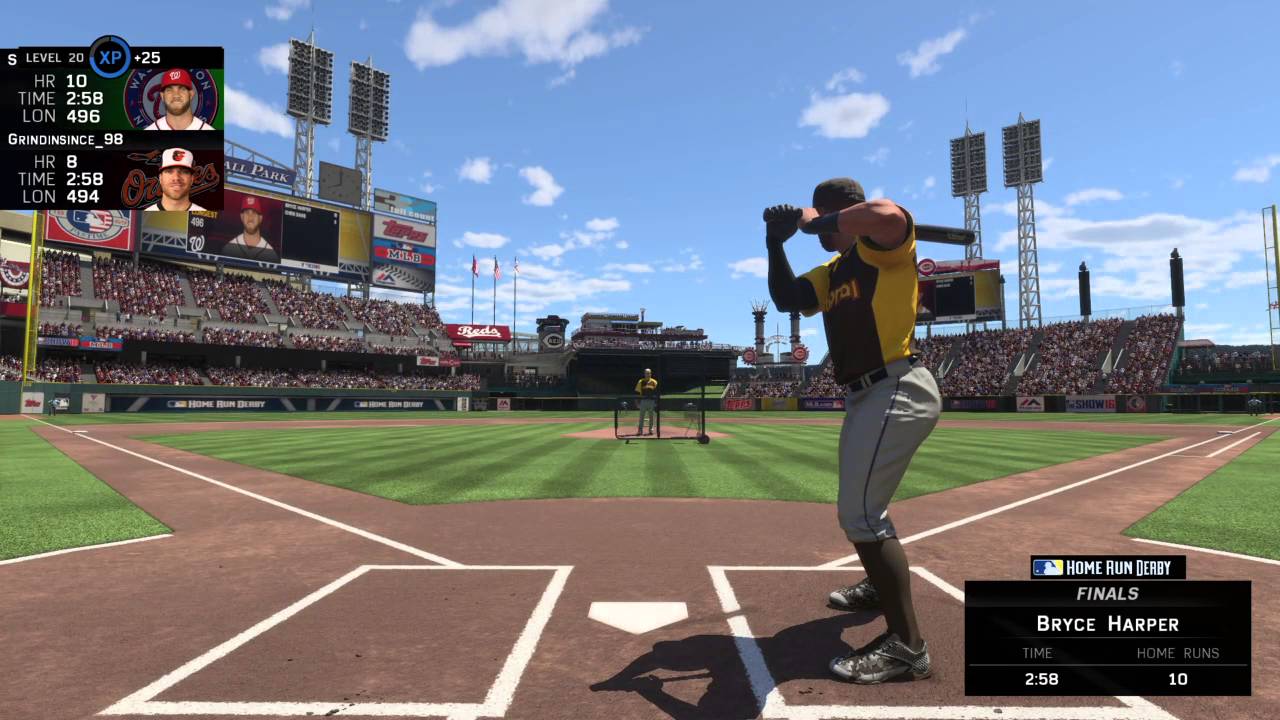 MLB The Show 16 Online Homerun Derby