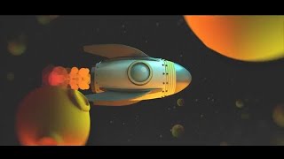 Cartoon Rocket Logo After Effects Templates