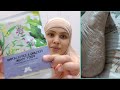 I tried luxaderme peeling and exfoliating foot mask with sea kelpthe hijabi girlfoot peel review