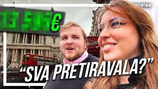 "Toliko sva ZAPRAVILA v Londonu v ENEM DNEVU!" 😱 | Kaya Solo